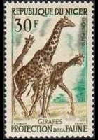 Niger 1959 - serie Animali: 30 fr
