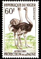 Niger 1959 - serie Animali: 60 fr