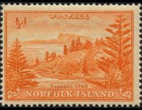 Norfolk 1947 - serie Baia di Ball: ½ p