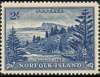 Norfolk Island 1947 - set Ball Bay: 2 sh