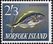 Norfolk 1962 - serie Pesci: 2'3 sh