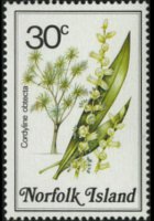 Norfolk 1984 - serie Fiori: 30 c