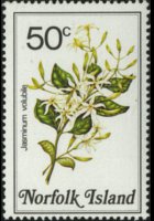 Norfolk 1984 - serie Fiori: 50 c