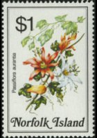 Norfolk 1984 - serie Fiori: 1 $