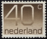 Olanda 1976 - serie Cifra: 40 c 