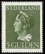 Olanda 1940 - serie Regina Guglielmina: 5 g