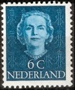 Olanda 1949 - serie Regina Giuliana: 6 c