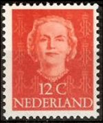 Olanda 1949 - serie Regina Giuliana: 12 c