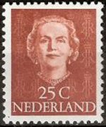 Netherlands 1949 - set Queen Juliana: 25 c