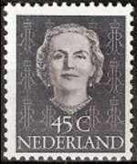 Netherlands 1949 - set Queen Juliana: 45 c