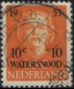 Olanda 1949 - serie Regina Giuliana: 10 c + 10 c