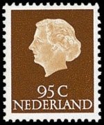 Olanda 1953 - serie Regina Giuliana: 95 c