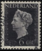 Olanda 1947 - serie Regina Guglielmina: 6 c