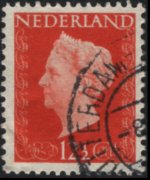 Olanda 1947 - serie Regina Guglielmina: 12½ c