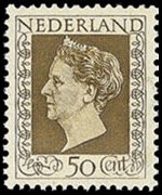 Olanda 1947 - serie Regina Guglielmina: 50 c