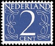 Olanda 1946 - serie Cifra: 2 c