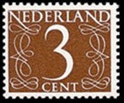 Olanda 1946 - serie Cifra: 3 c
