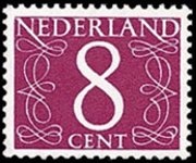 Olanda 1946 - serie Cifra: 8 c