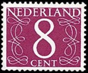 Olanda 1946 - serie Cifra: 8 c