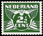 Netherlands 1924 - set Flying dove: 2½ c