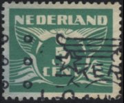 Olanda 1924 - serie Colomba in volo: 5 c