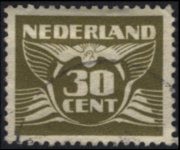 Olanda 1924 - serie Colomba in volo: 30 c