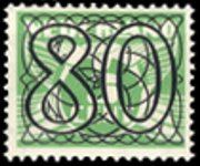 Netherlands 1940 - set Flying dove surcharged: 80 c su 3 c