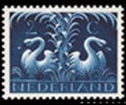 Olanda 1943 - serie Simboli germanici e eroi del mare: 2 c