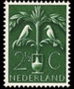 Olanda 1943 - serie Simboli germanici e eroi del mare: 2½ c