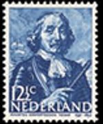 Netherlands 1943 - set Germanic symbols and naval heroes: 12½ c