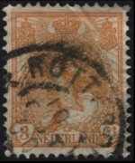 Olanda 1899 - serie Regina Guglielmina: 3 c