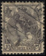 Olanda 1899 - serie Regina Guglielmina: 10 c