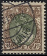 Olanda 1899 - serie Regina Guglielmina: 22½ c