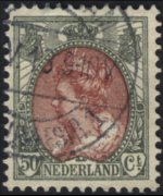 Olanda 1899 - serie Regina Guglielmina: 50 c