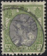 Olanda 1899 - serie Regina Guglielmina: 20 c