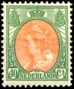 Olanda 1899 - serie Regina Guglielmina: 40 c