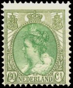 Olanda 1899 - serie Regina Guglielmina: 60 c