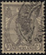Olanda 1899 - serie Regina Guglielmina: 10 c