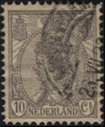 Netherlands 1899 - set Queen Wilhelmina: 10 c