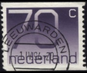 Olanda 1976 - serie Cifra: 70 c
