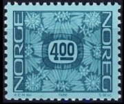 Norvegia 1986 - serie Cifra: 4,00 kr