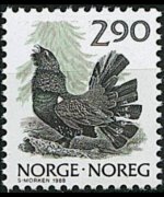 Norvegia 1988 - serie Fauna: 2,90 kr