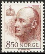 Norvegia 1992 - serie Re Harald V e Regina Sonja: 8,50 kr