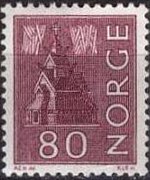Norvegia 1962 - serie Motivi locali: 80 ø