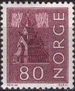 Norway 1962 - set Local patterns: 80 ø