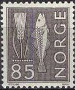 Norway 1962 - set Local patterns: 85 ø