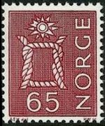 Norway 1962 - set Local patterns: 65 ø