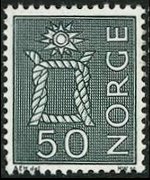 Norway 1962 - set Local patterns: 50 ø