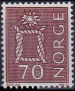 Norway 1962 - set Local patterns: 70 ø