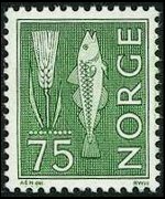 Norway 1962 - set Local patterns: 75 ø